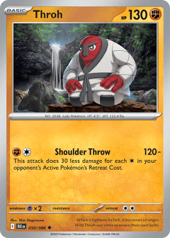 Throh Pokémon card