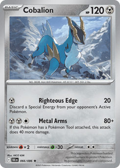 Cobalion Pokémon card