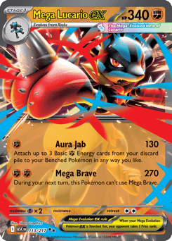 Mega Lucario ex 113/217 — Ascended Heroes