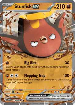 Stunfisk ex 114/217 — Ascended Heroes