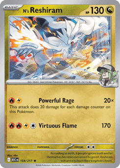 N's Reshiram 154/217 — Ascended Heroes