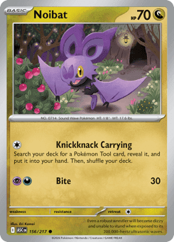 Noibat Pokémon card