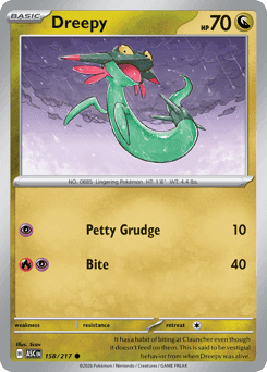 Dreepy Pokémon card