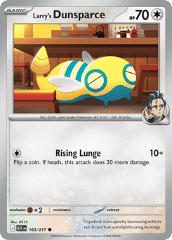 Larry's Dunsparce 163/217 — Ascended Heroes