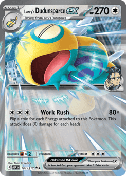 Larry's Dudunsparce ex 164/217 — Ascended Heroes
