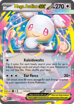 Mega Audino ex 172/217 — Ascended Heroes