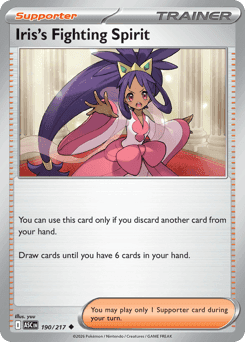 Iris's Fighting Spirit 190/217 — Ascended Heroes