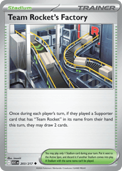 Team Rocket's Factory 203/217 — Ascended Heroes