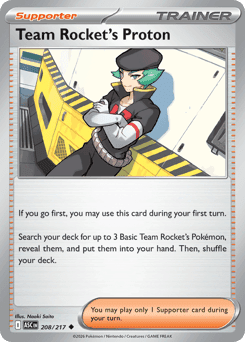 Team Rocket's Proton 208/217 — Ascended Heroes