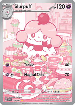 Slurpuff Pokémon card