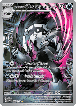 Obstagoon Pokémon card