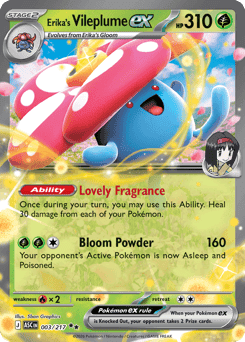 Erika's Vileplume ex 3/217 — Ascended Heroes