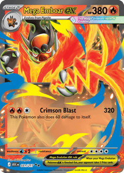 Mega Emboar ex 31/217 — Ascended Heroes