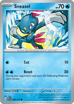 Sneasel 44/217 — Ascended Heroes