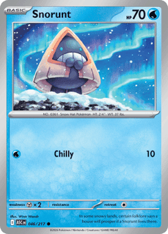 Snorunt Pokémon card