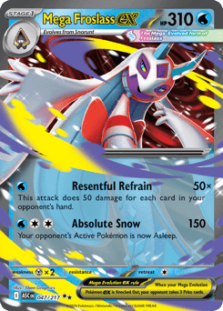 Mega Froslass ex 47/217 — Ascended Heroes