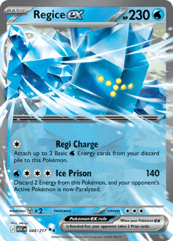 Regice ex 48/217 — Ascended Heroes