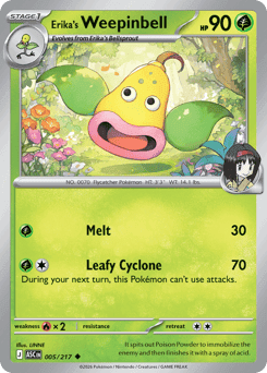 Erika's Weepinbell 5/217 — Ascended Heroes