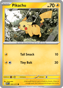 Pikachu 55/217 — Ascended Heroes