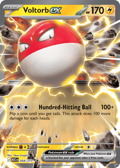 Voltorb ex 58/217 — Ascended Heroes