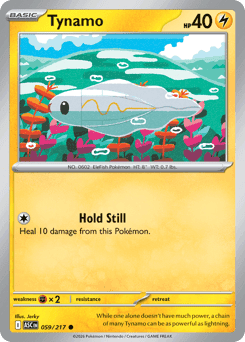 Tynamo Pokémon card