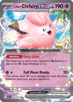 Lillie's Clefairy ex 76/217 — Ascended Heroes