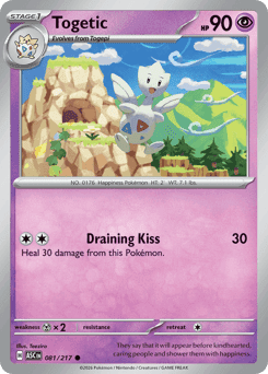 Togetic Pokémon card