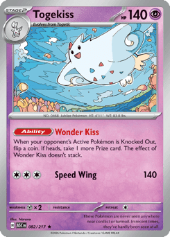 Togekiss Pokémon card