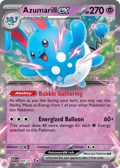 Azumarill ex 84/217 — Ascended Heroes