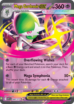 Mega Gardevoir ex 89/217 — Ascended Heroes
