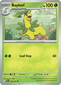 Bayleef Pokémon card