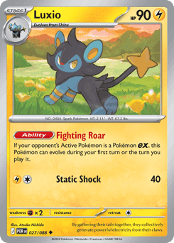 Luxio Pokémon card