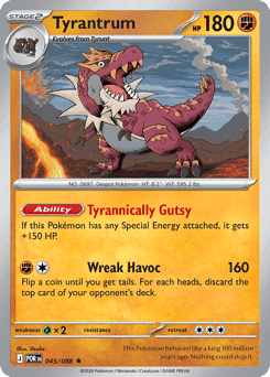 Tyrantrum Pokémon card