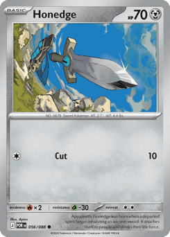 Honedge Pokémon card