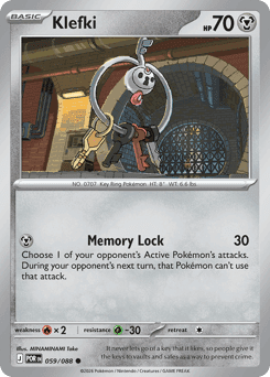 Klefki Pokémon card