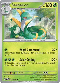 Serperior Pokémon card