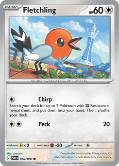 Fletchling Pokémon card