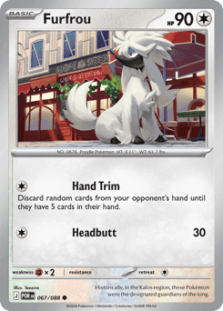 Furfrou Pokémon card