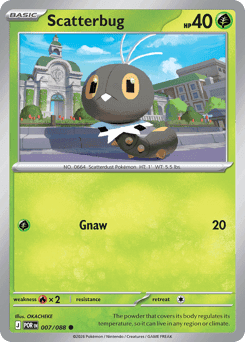 Scatterbug Pokémon card