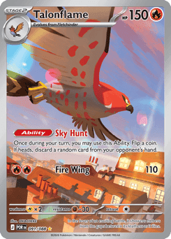 Talonflame Pokémon card