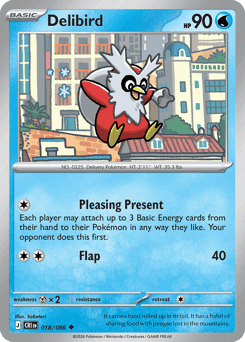 Delibird Pokémon card