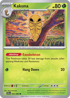 Kakuna Pokémon card