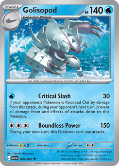 Golisopod Pokémon card