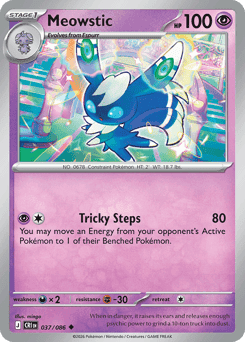 Meowstic Pokémon card