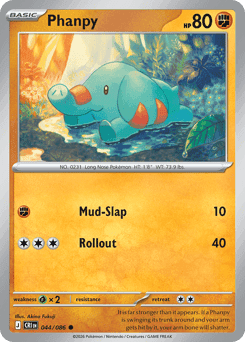 Phanpy Pokémon card