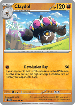 Claydol 47/86 — Chaos Rising
