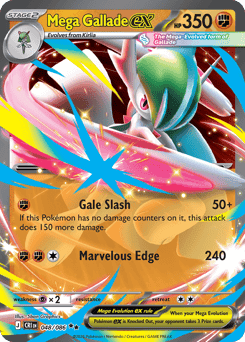 Mega Gallade ex 48/86 — Chaos Rising