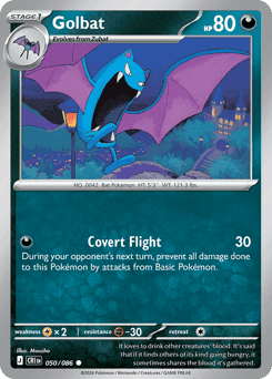 Golbat Pokémon card