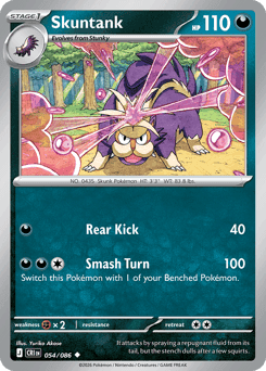Skuntank Pokémon card