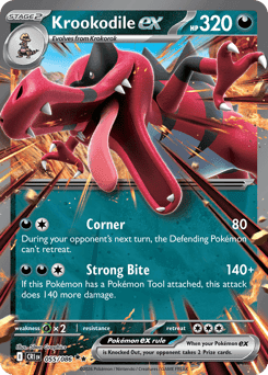 Krookodile ex 55/86 — Chaos Rising